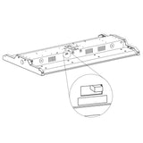 LED Linear High Bay, 4FT, 270W/230W/185W, Selectable Wattage, 40500 Lumens