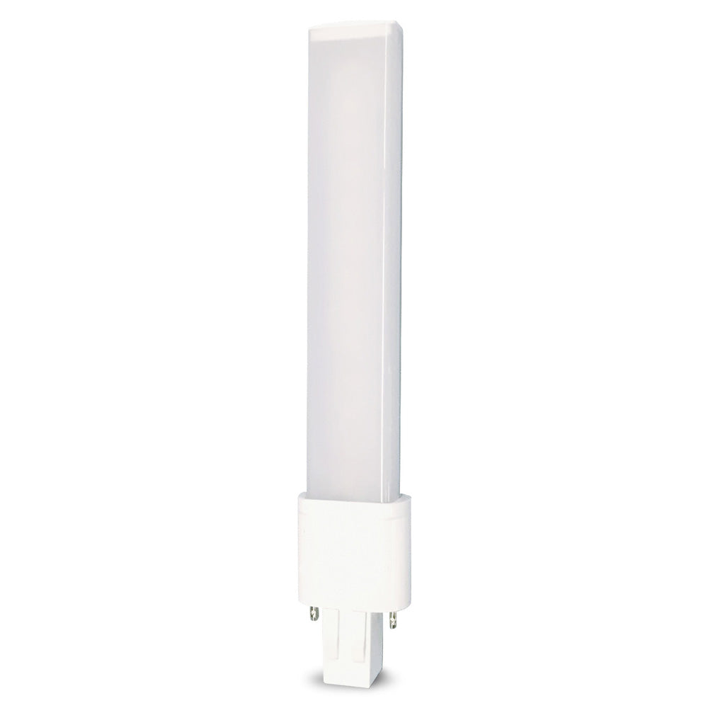 LED PL Retrofit Lamp, G23 2 Pin, 600 Lumens