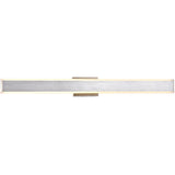 LED Brushed Aluminum Vanity Light, Solstar, Selectable CCT