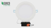 Recessed LED Lighting, 6 Inch, Slim, Wafer Thin, Baffle Trim, 850 Lumens