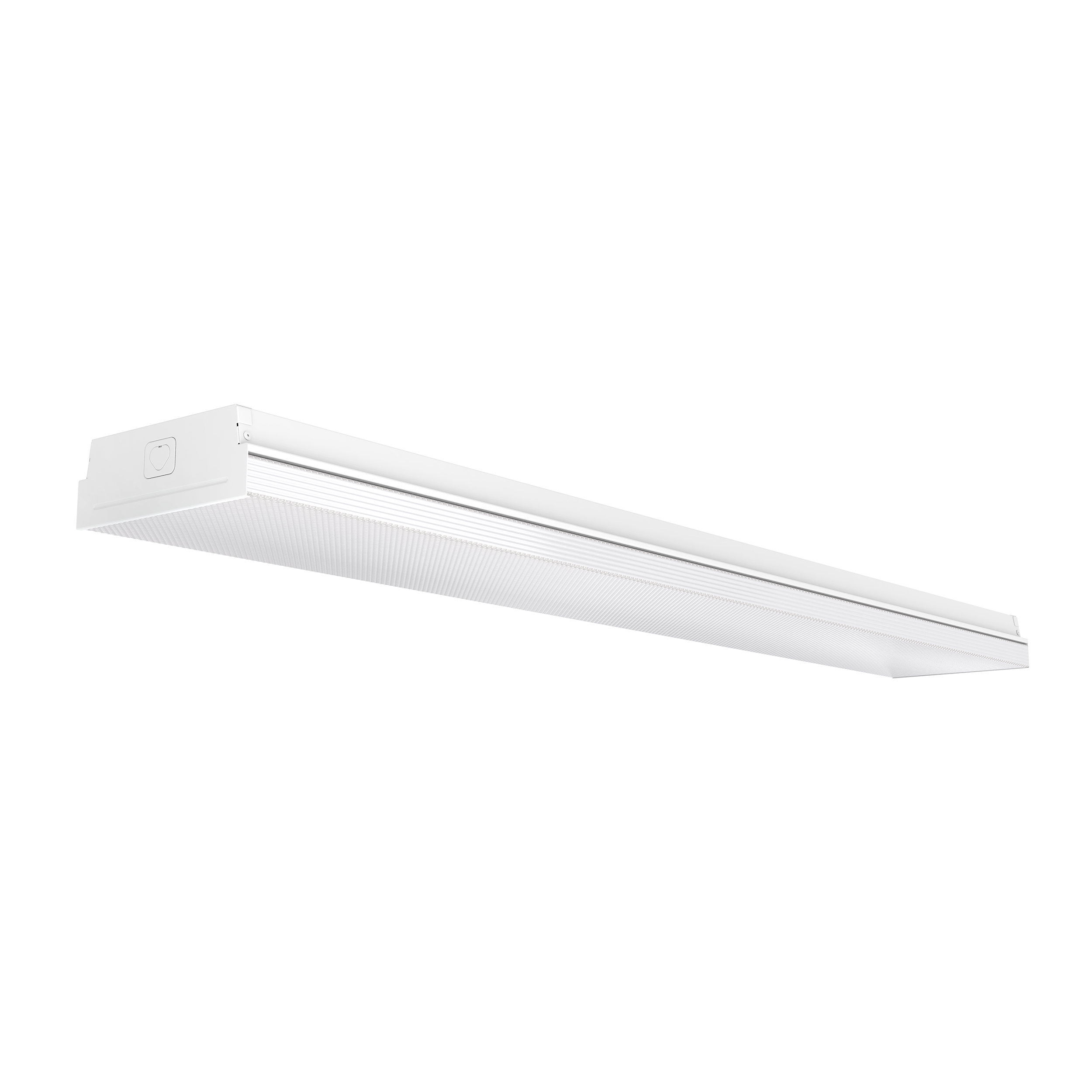 The 7-inch Prisma Wraparound LED Shop Light from Sunco Lighting is a direct mount light fixture with an integrated prismatic lens cover. The slim profile of this light blends into your ceiling for a streamlined look. Easy to install with its direct wire, flush mount installation and included mounting hardware, this fixture provides instant on, bright (6500lm) light in your warehouse, office, hallway, hospital lobby, and other commercial applications.