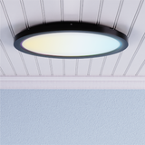 Sunco Lighting 13" Selectable 3 CCT Black Ceiling Light Downlight Top View