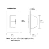 Lutron DVCL-153P Diva LED+ Dimmer Switch - Single Pole/3-Ways