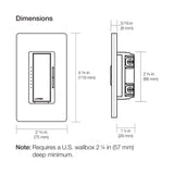 Lutron MACL-153M Maestro LED+ Dimmer Switch - Single Pole/Multi-Location