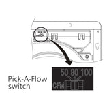 Panasonic WhisperValue DC, Ventilation Fan, Condensation Sensor, 50/80/110 CFM