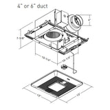 Panasonic FV-0511VQCL1 dimensions