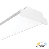 LED Wraparound, Prismatic Lens, 40W/35W/30W, 4ft x 9.4in, Selectable Wattage & CCT, 5300 Lumens