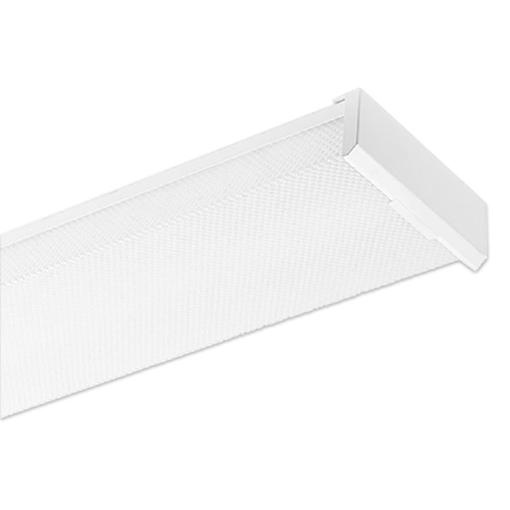 LED Shop Light, 4ft Wraparound, Prismatic Lens, 6.5 Inch, 5000 Lumens ...