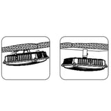 LED Canopy, 60W, 6900 Lumens Surface mount with J-Box or pendant with 3/4" conduit