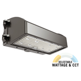 LED Cutoff Wall Pack, 40W/50W/60W/80W, Selectable Wattage & CCT, 10400 Lumens