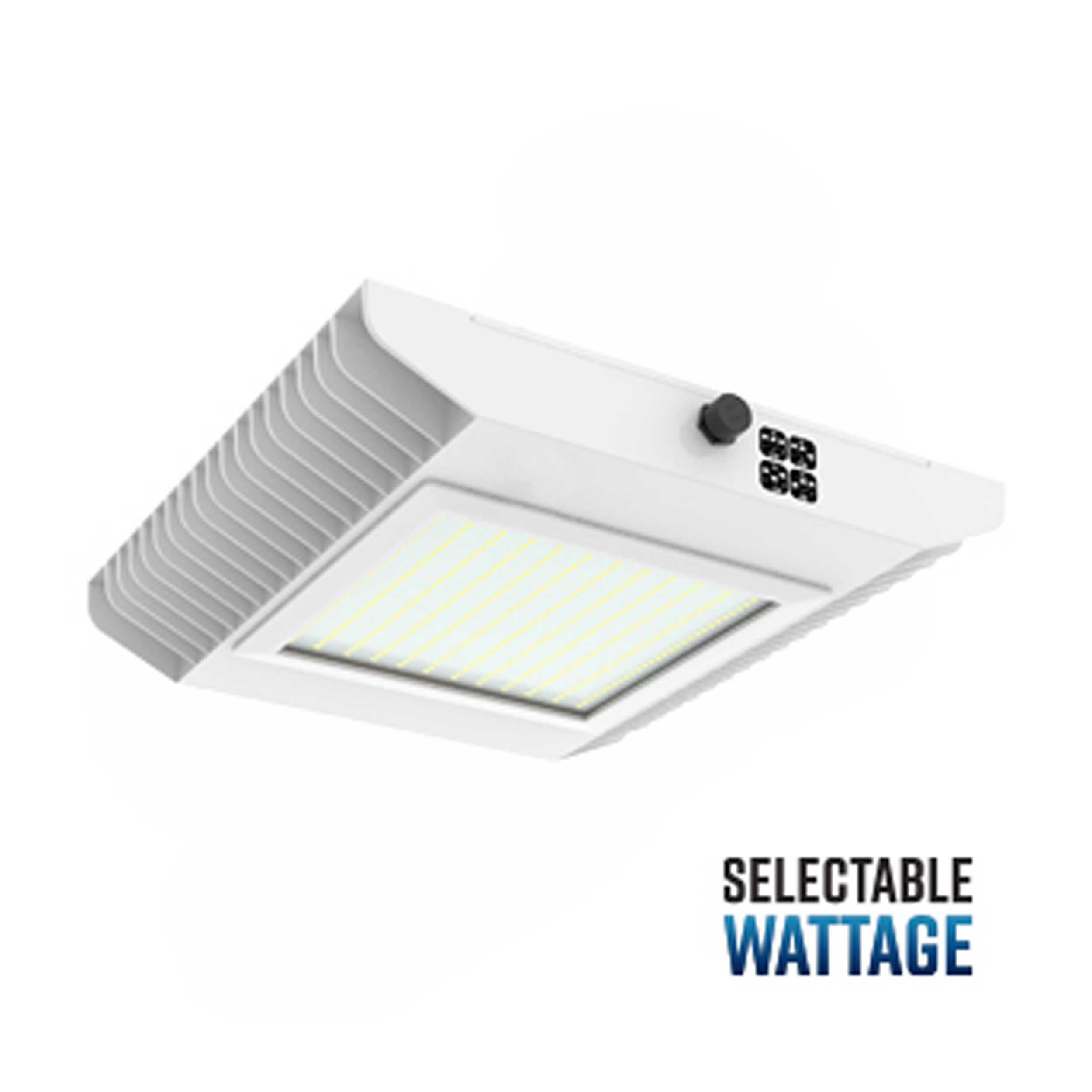 LED Canopy Light, 80W-150W, Selectable Wattage, 22650 Lumens