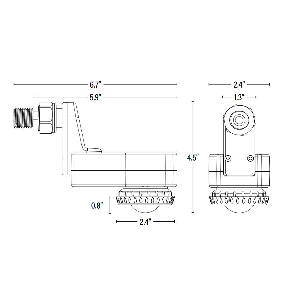 360° Outdoor Bi-Level PIR Sensor for Vapor Tight Fixtures – Sunco Lighting
