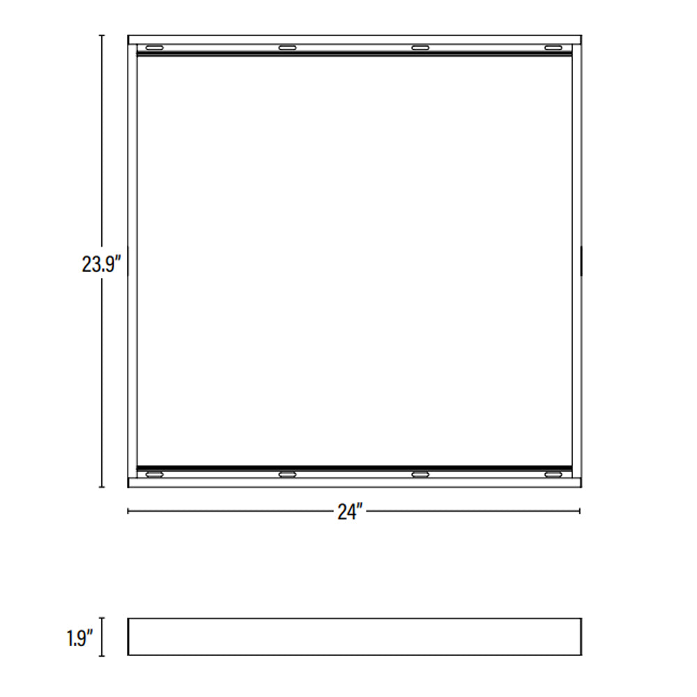 2x2 Surface Mount Kit – Sunco Lighting