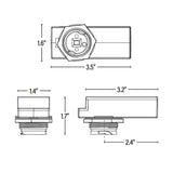 360° Bi-Level and Daylight Harvest Sensor for Stealth Area Lights