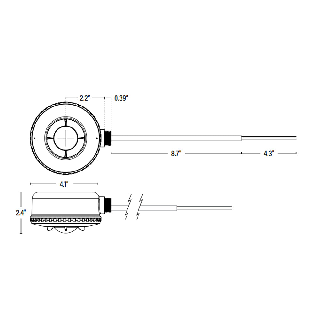 IP65 Ceiling PIR Infrared Motion Sensor manual override