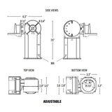 Slip Fitter for Stealth Area Lights