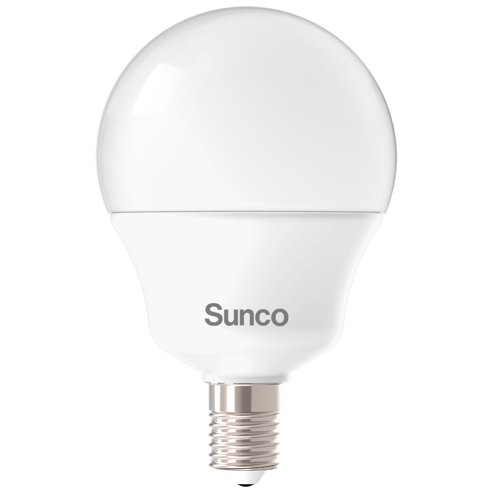 The Sunco G14 LED Bulb is a decorative, candelabra base bulb with a small Edison screw base E12 and a frosted, durable housing. This UL listed light bulb with a globe shape fits well in vanities, pendant lamps, and other fixtures with an E12 socket. This 5W bulb is a 40W equivalent. The bulb is damp rated for indoor applications.