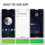 Easy to Use App. Sunco Lighting’s globe series LED Smart Bulbs are convenient to use and pair with an easy smart life app to adjust scheduling, set the scene to fit a mood, control the bulb remotely via the app (or your voice with Amazon Alexa or Google Home), or dance to the beat with music sync. It is easy to use the app with swipes on a color wheel or the easy interface of each setting. Learn more in our install manual.
