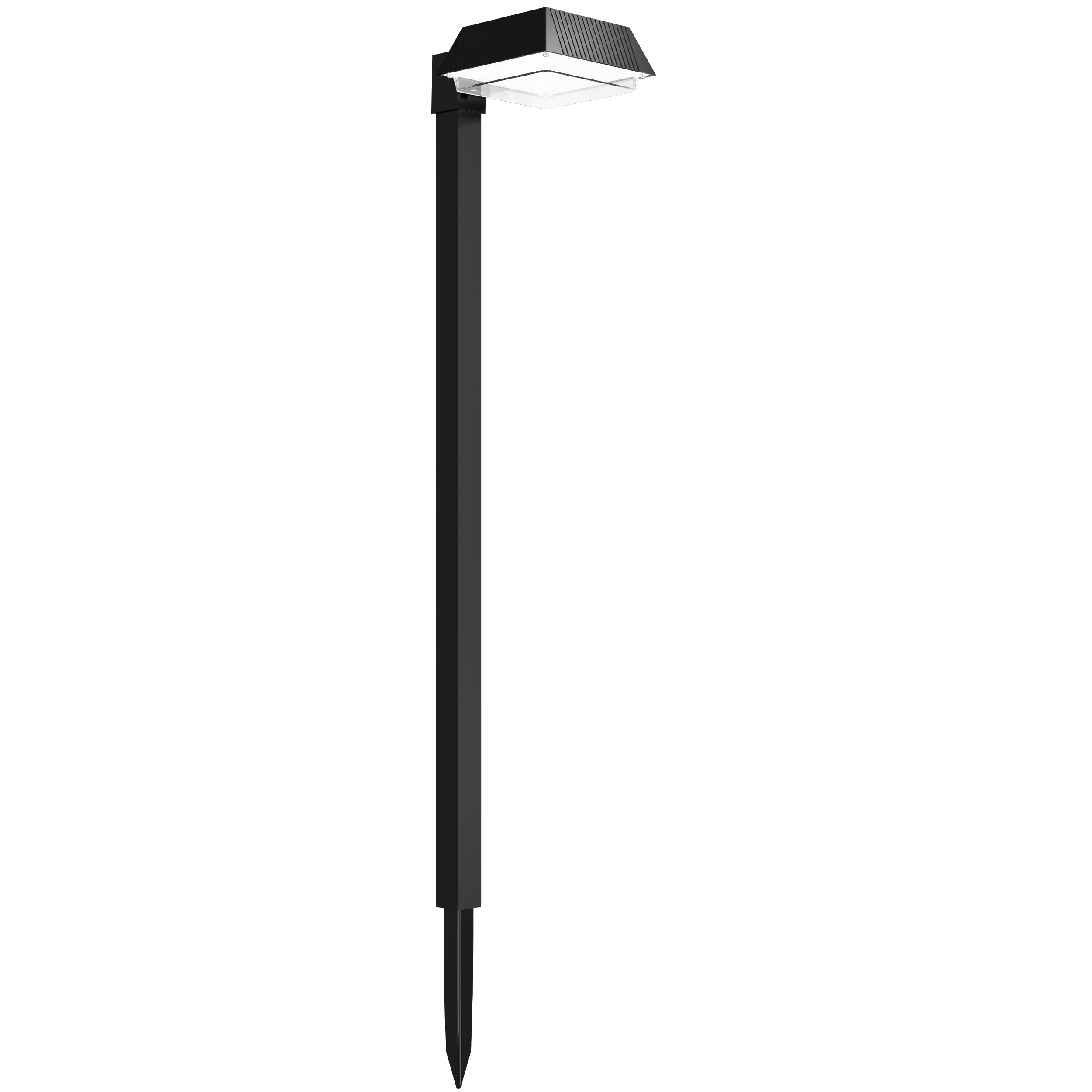 Sunco Lighting LED Solar Sidewalk Light Full View With Adjustable Stake 