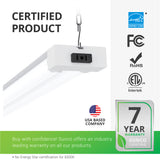 LED Shop Light, 4ft, Utility, Frosted, 4100 Lumens