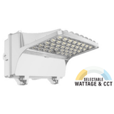 LED Cutoff Wall Pack, 20W/30W/45W/50W, Selectable Wattage & CCT, 6300 Lumens