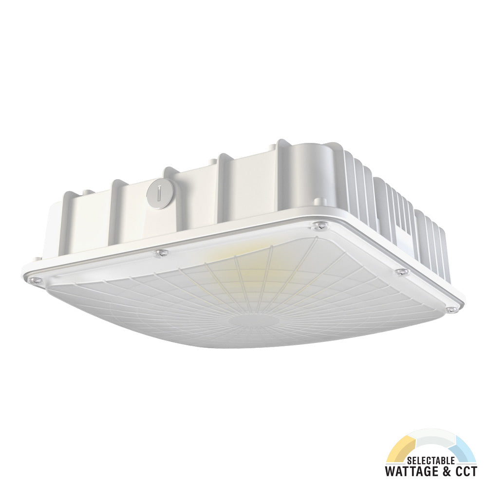 LED Canopy Light, 21W/30W/40W, Selectable CCT, 5500 Lumens