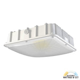 LED Canopy Light, 40W/30W/21W, Selectable CCT, 5500 Lumens