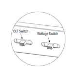 PRE-61655 CCT and Wattage switch
