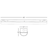 4ft LED Strip Light Fixture dimensions