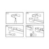 LED Under Cabinet Light Bar, 21.2 Inch, 8W, 898 Lumens, installation
